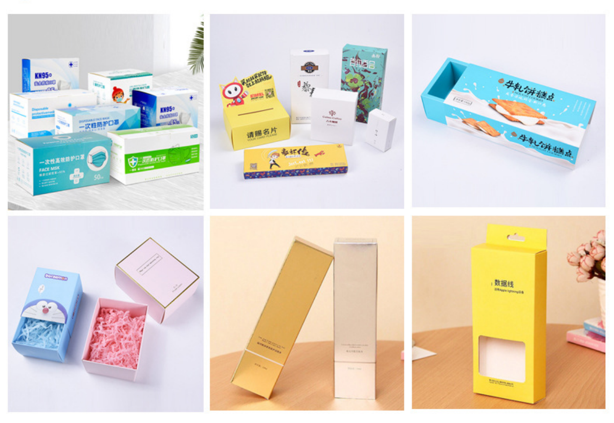 Boîte à biscuits alimentaires en papier cartonné ivoire 400 g/m², matériaux recyclables biodégradables, avec fenêtre (10)