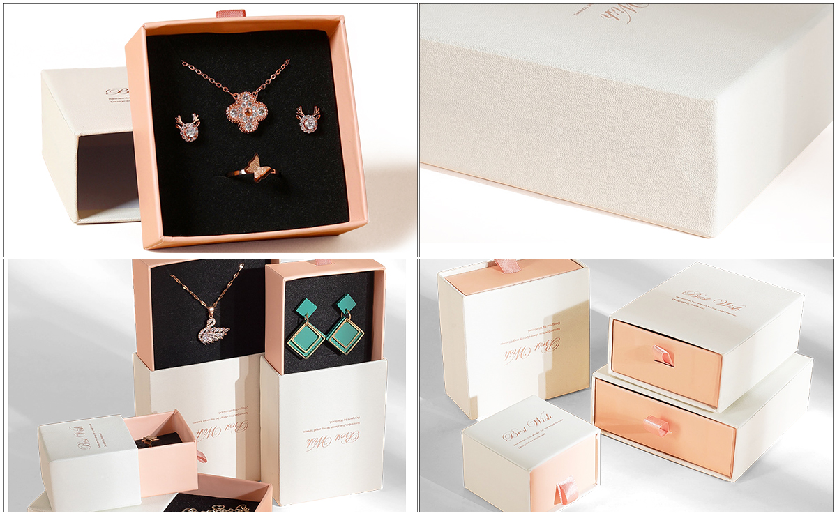 Factory Wholesale Custom Small Luxury Rigid Grey Cardboard Jewelry Earrings Pendant Packaging Gift Box (7)