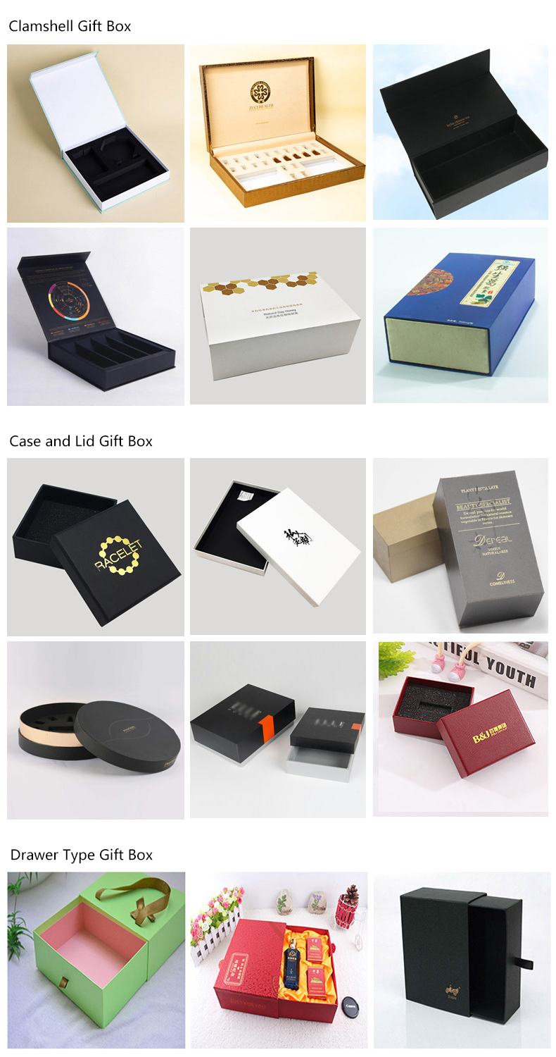 ʻO China Factory Luxury Packaging 1.5mm Gray Board Huki Pepa Pink Sweets Chocolate Gift Box me Ribbon Hand (11)